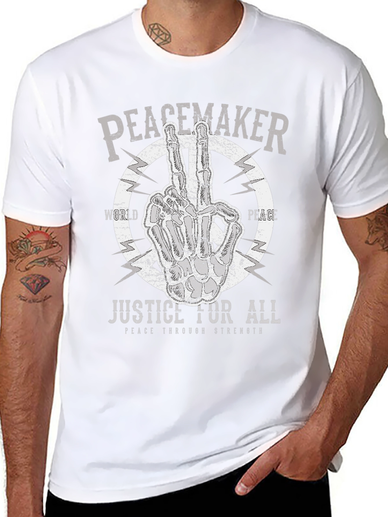 Peacemaker Justice for All Black T-Shirt