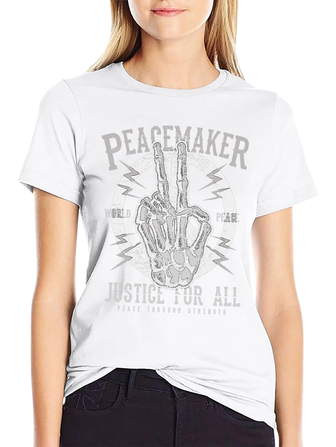 Peacemaker Justice for All Black T-Shirt