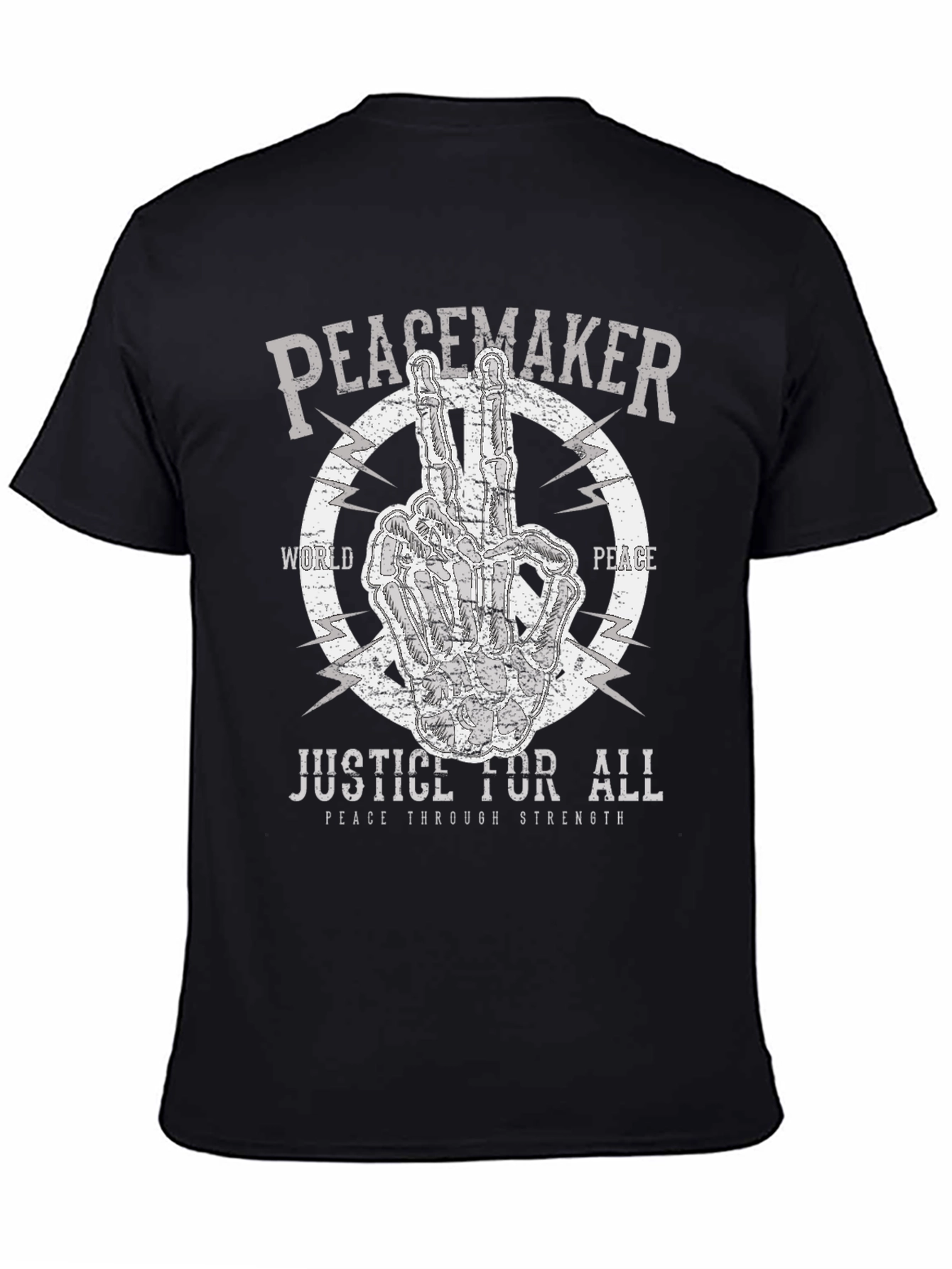 Peacemaker Justice for All Black T-Shirt