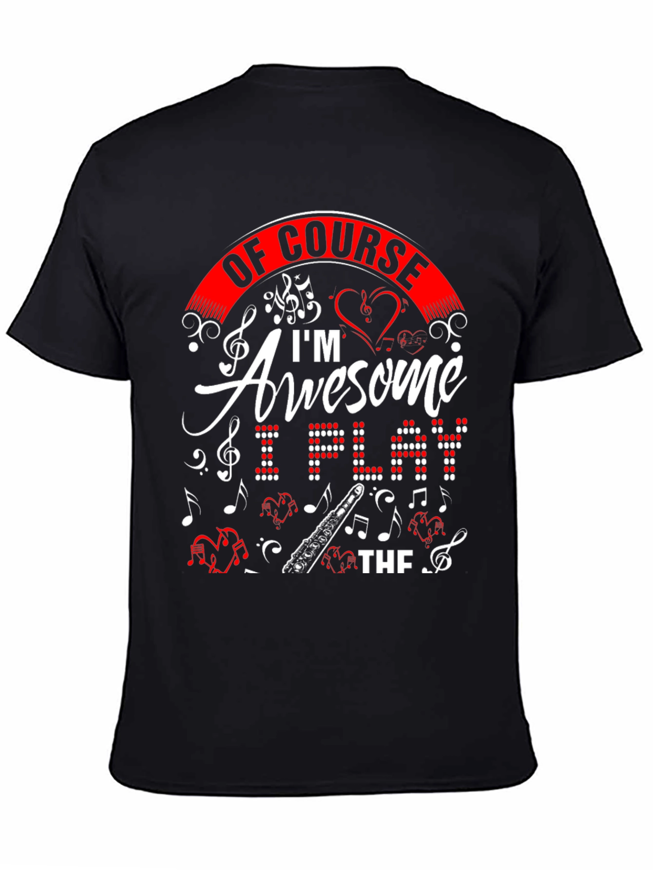 Awesome Flute Player T-Shirt