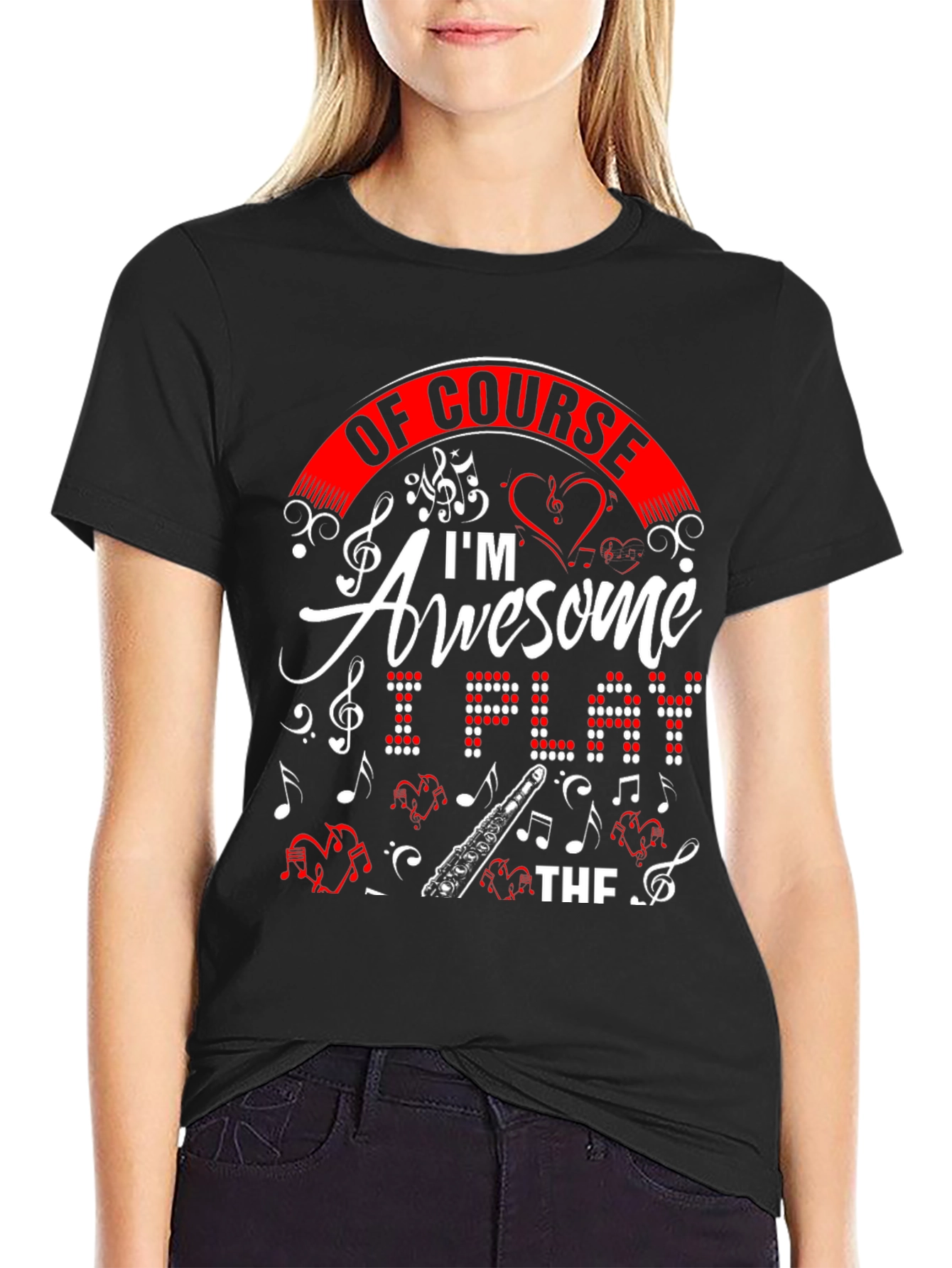 Awesome Flute Player T-Shirt