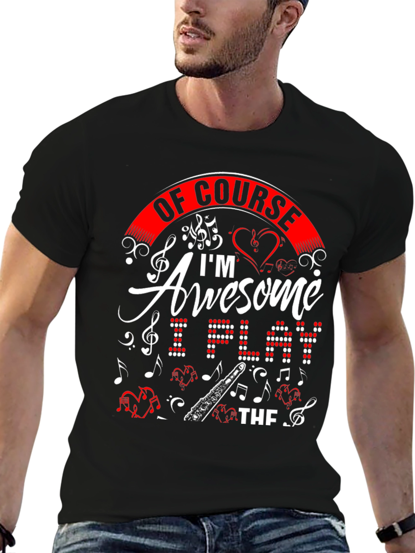 Awesome Flute Player T-Shirt