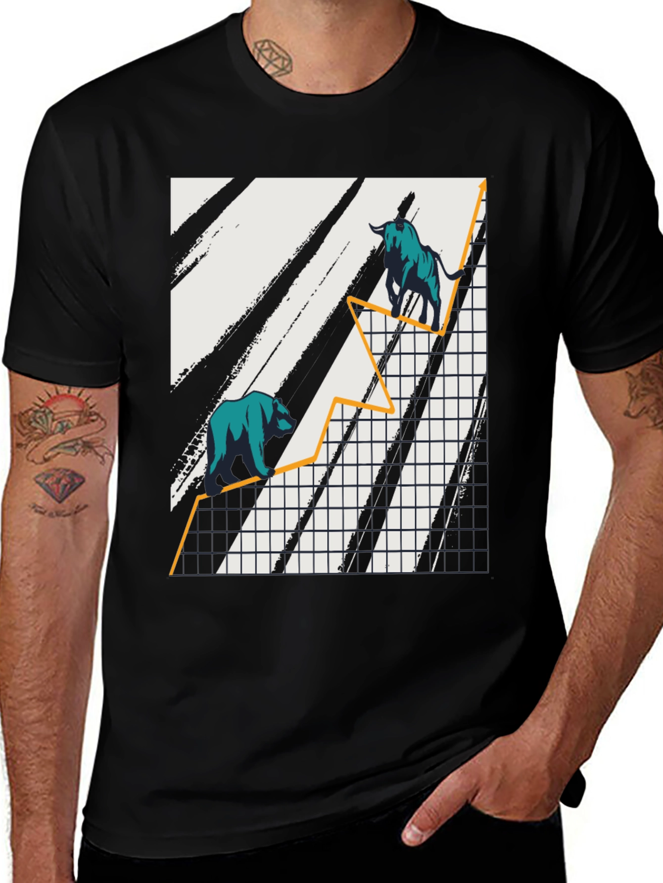 Bull & Bear Market Graphic Tee