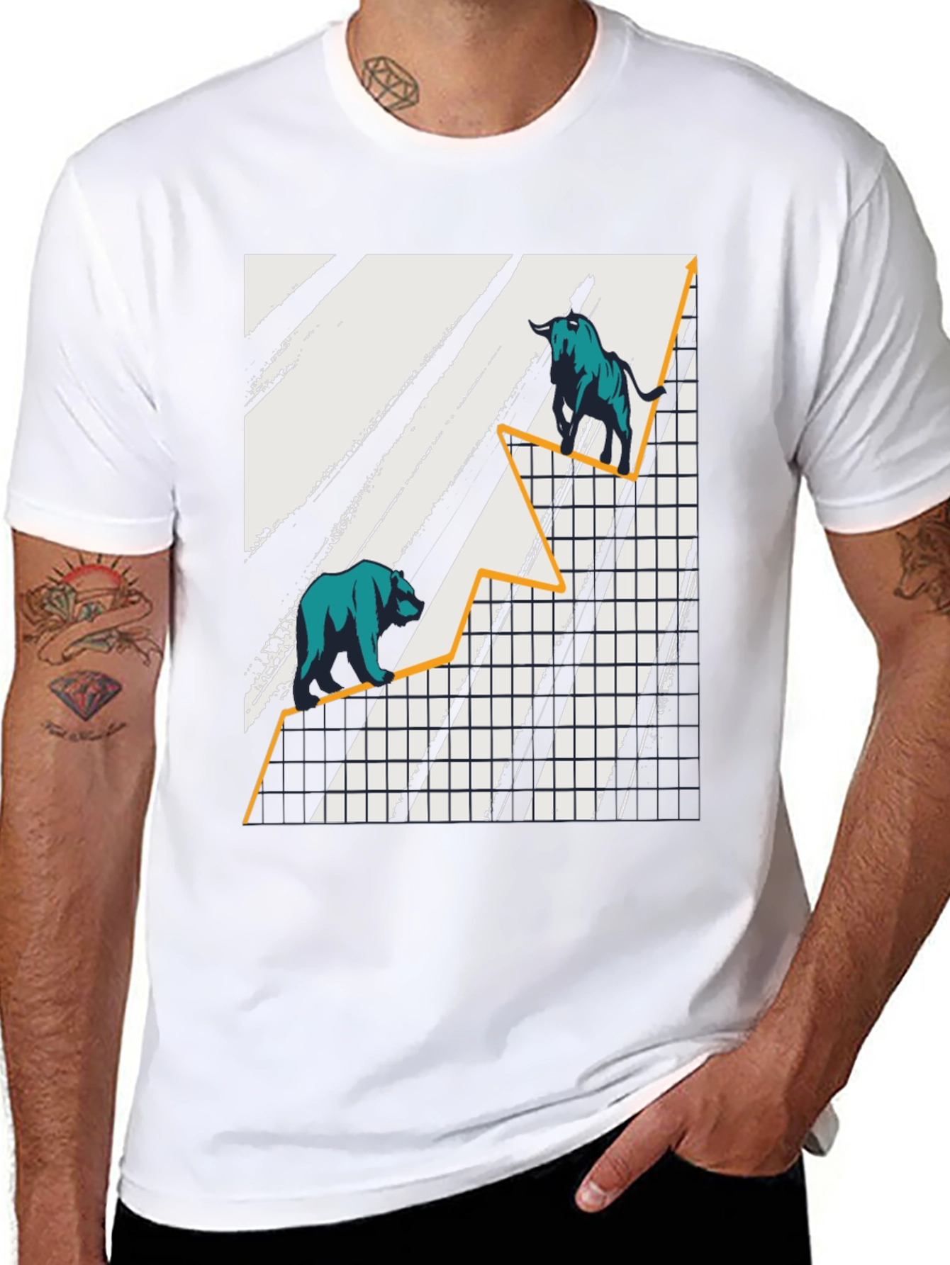 Bull & Bear Market Graphic Tee