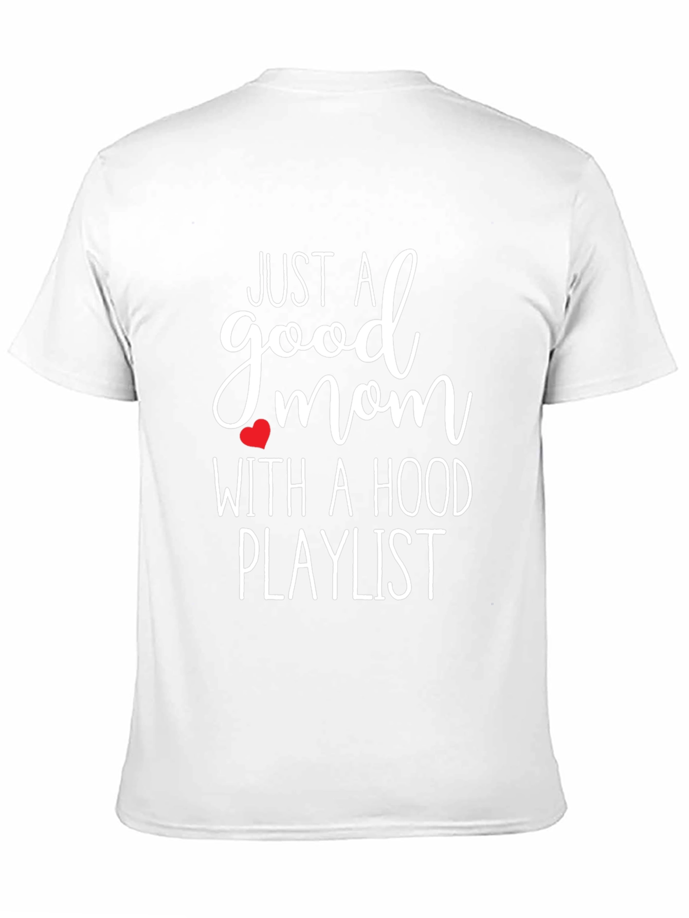Good Mom Hood Playlist Black Tee