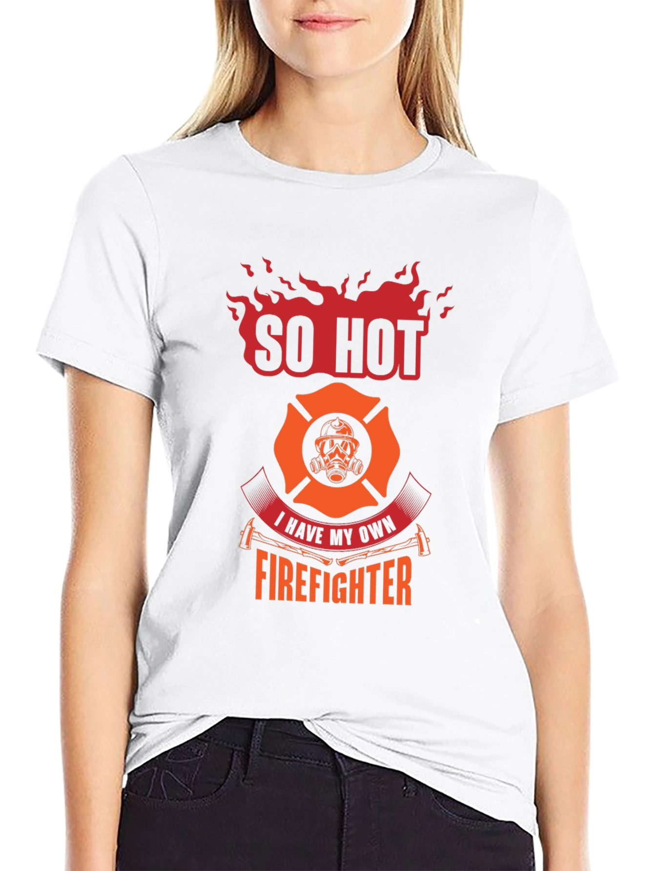So Hot Firefighter Graphic Tee