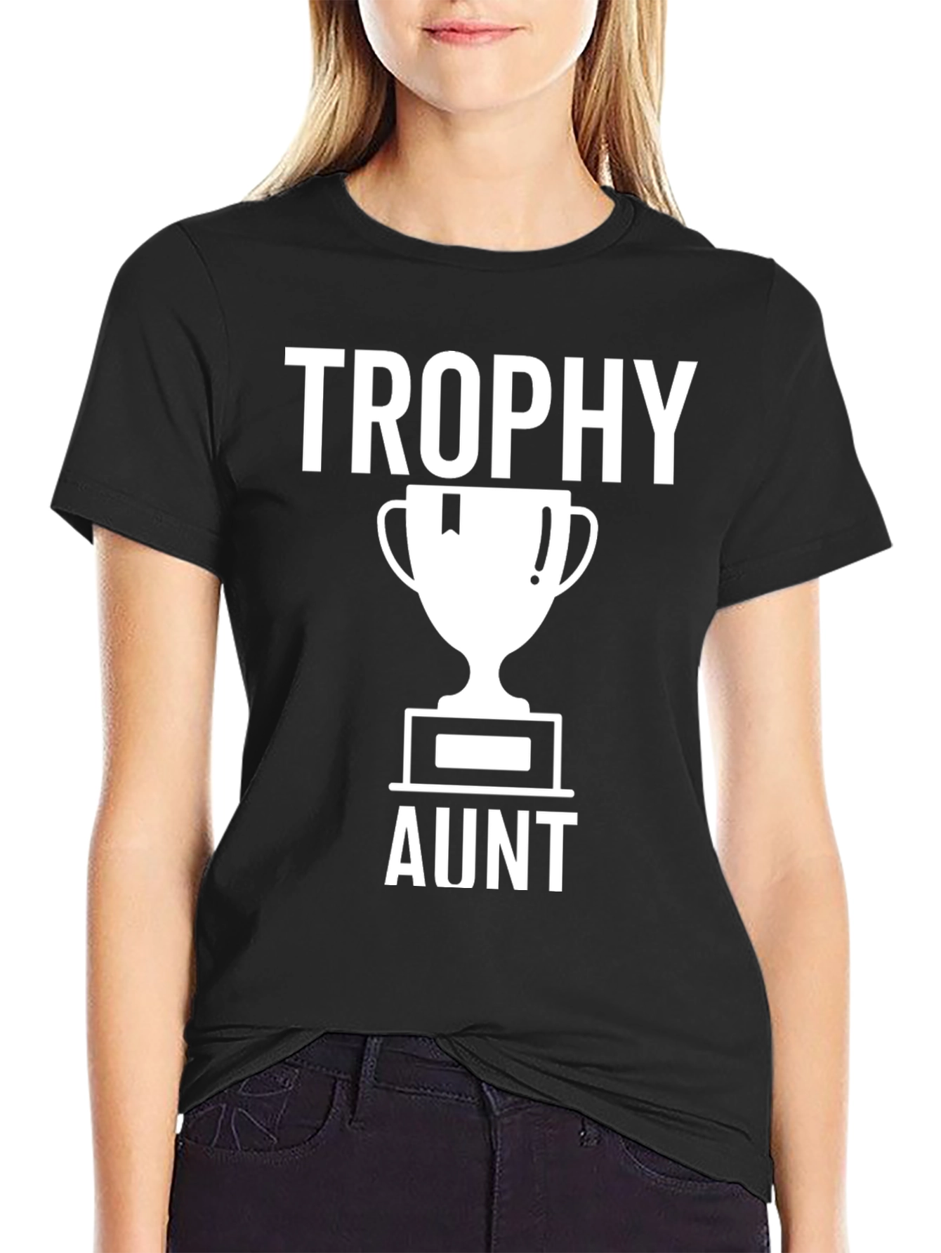 Trophy Aunt Graphic Tee