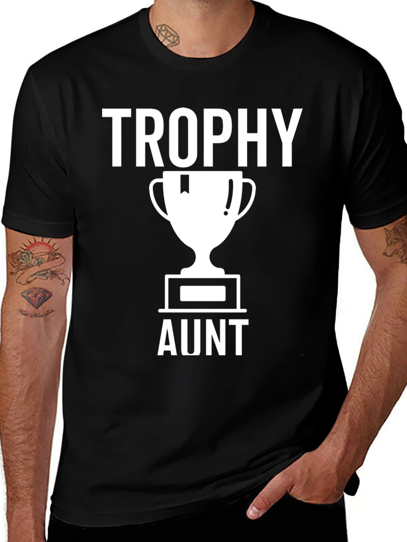 Trophy Aunt Graphic Tee