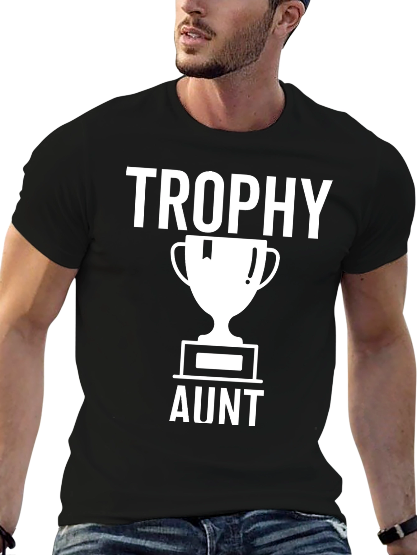 Trophy Aunt Graphic Tee