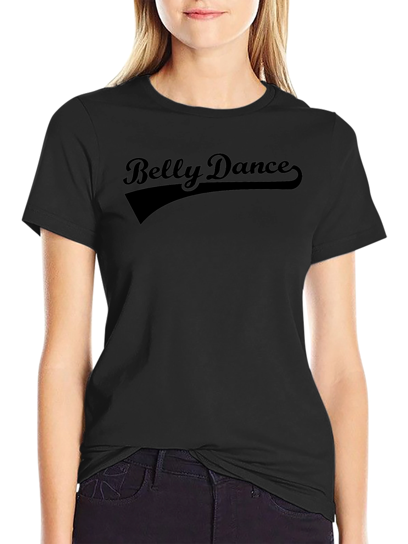 Belly Dance Graphic Tee - Classic Style