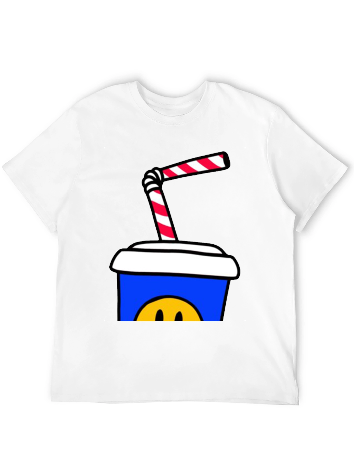 Cartoon Soda Cup T-Shirt - Fun Graphic Tee