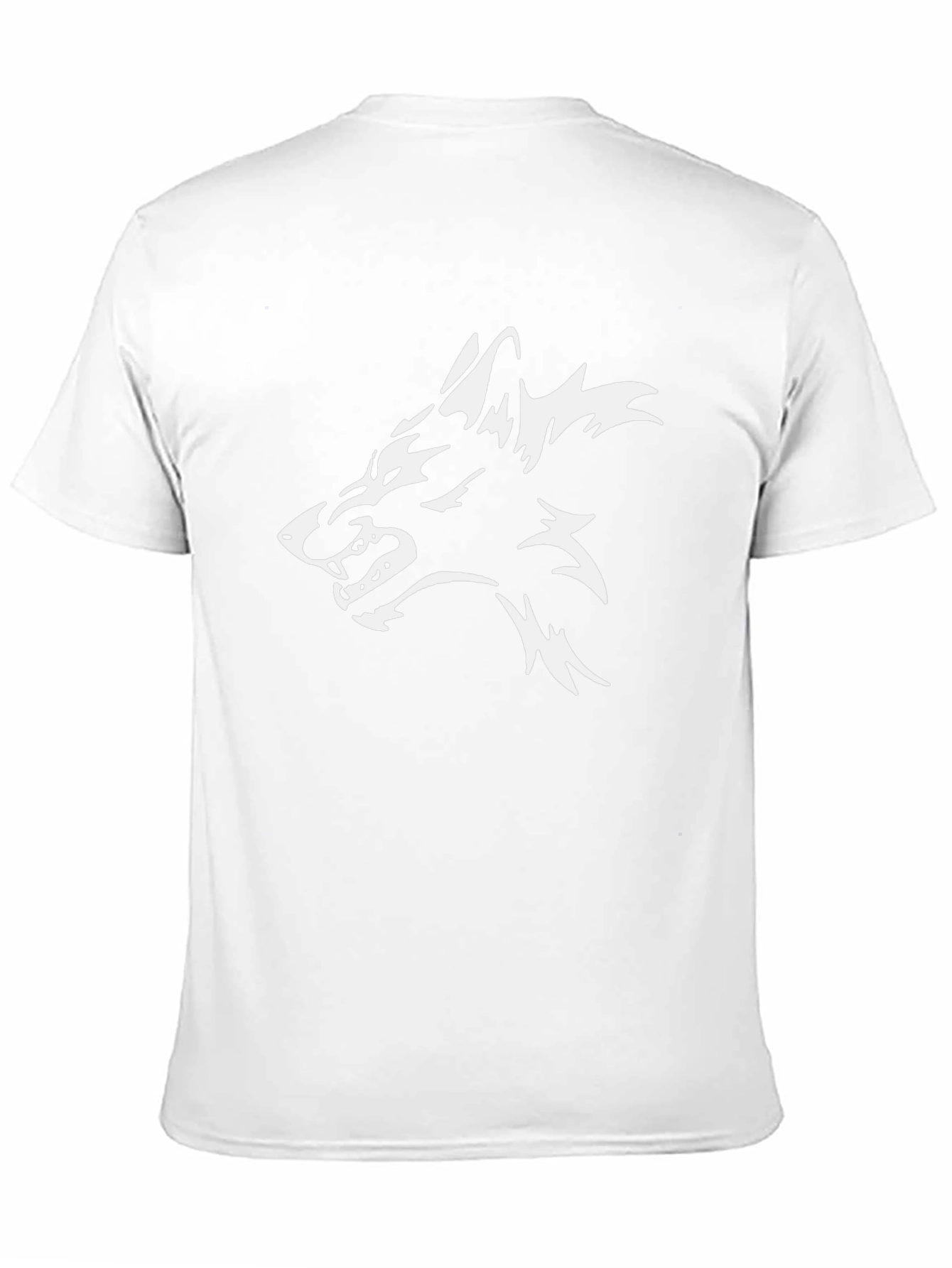 Black Wolf Graphic Tee - Stylish Mens T-Shirt