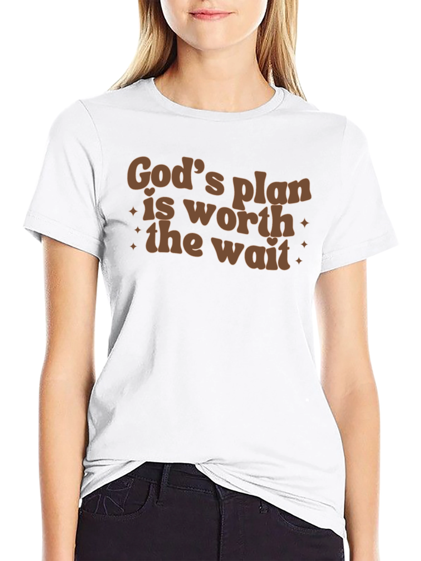 Gods Plan Worth the Wait Graphic Tee