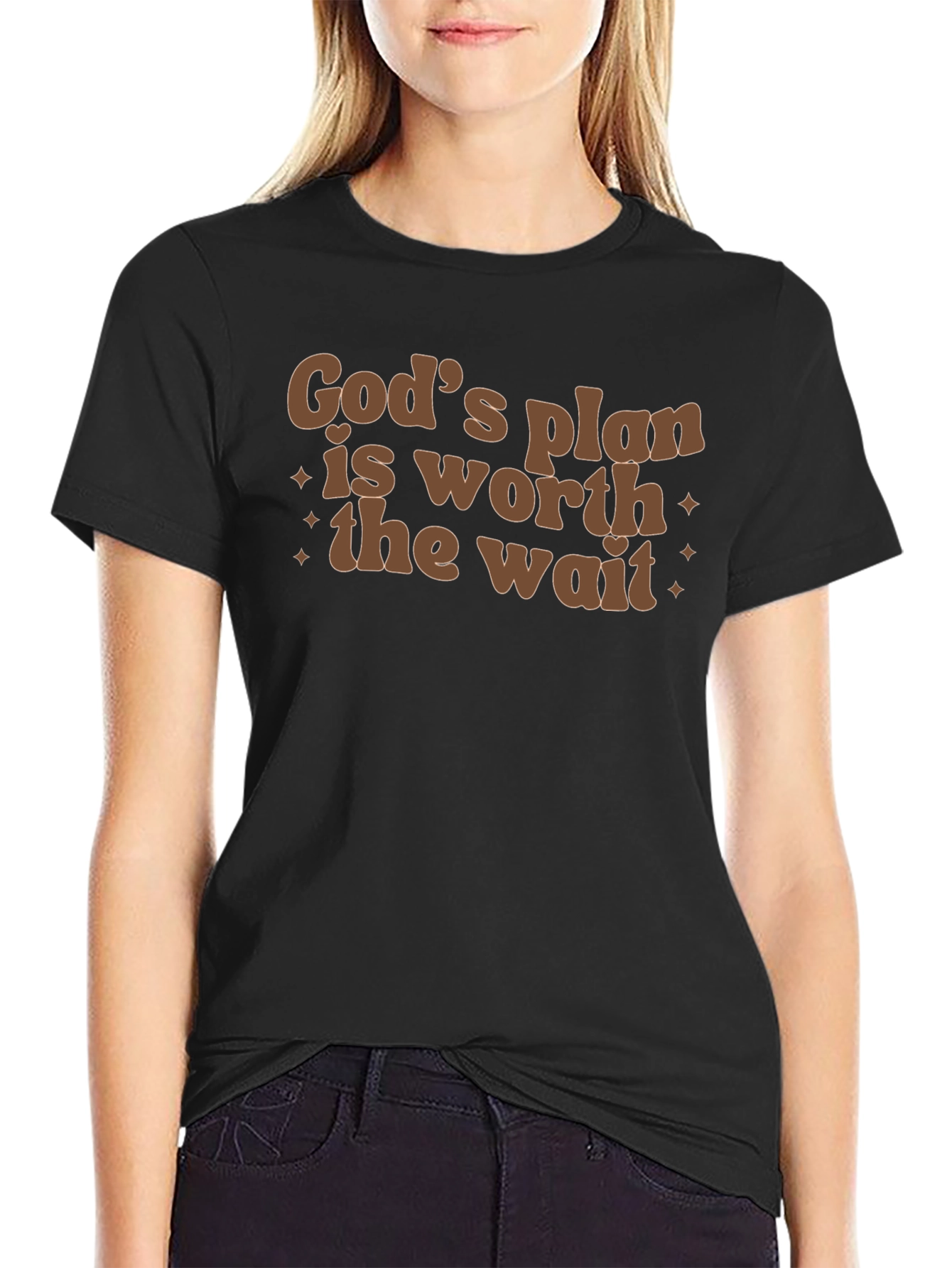 Gods Plan Worth the Wait Graphic Tee
