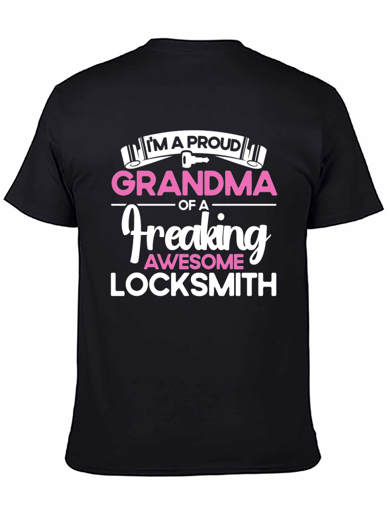 Proud Grandma Locksmith Graphic T-Shirt