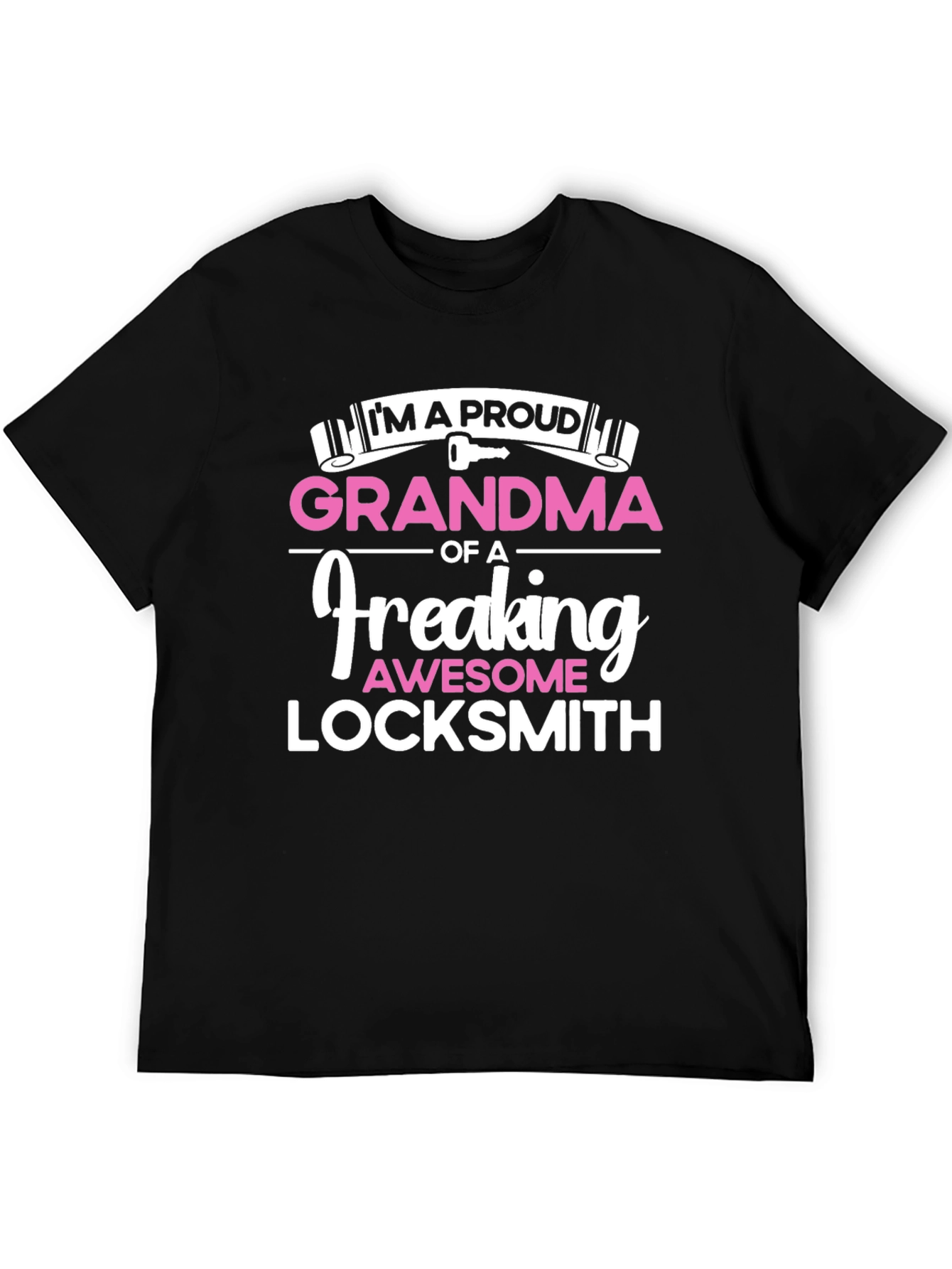 Proud Grandma Locksmith Graphic T-Shirt