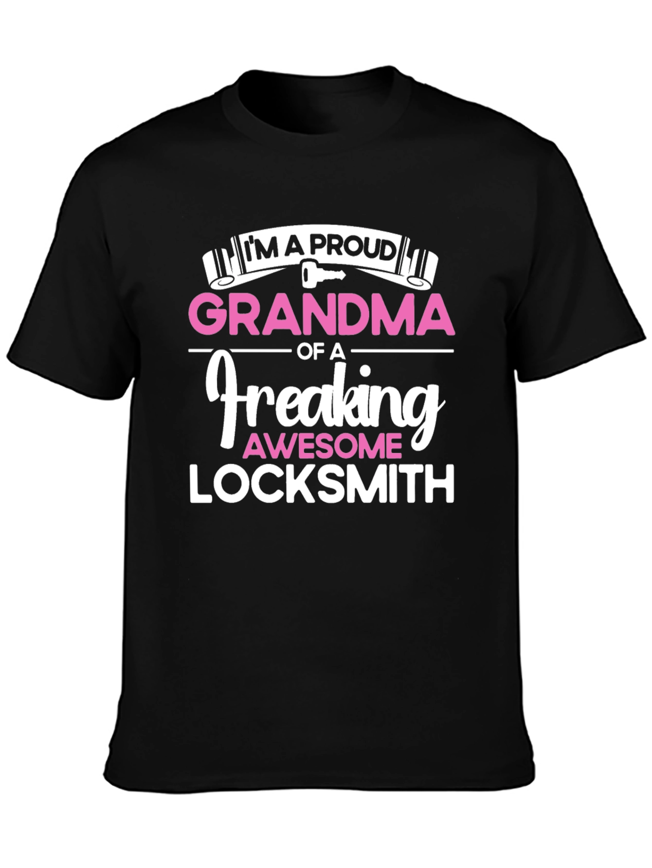 Proud Grandma Locksmith Graphic T-Shirt