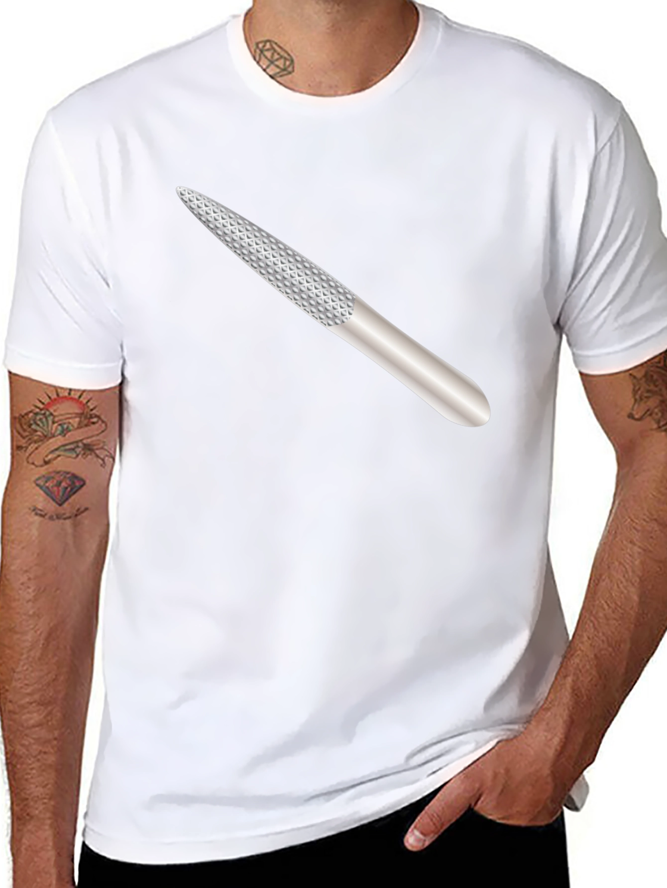 Novelty File Graphic T-Shirt - Casual Wear