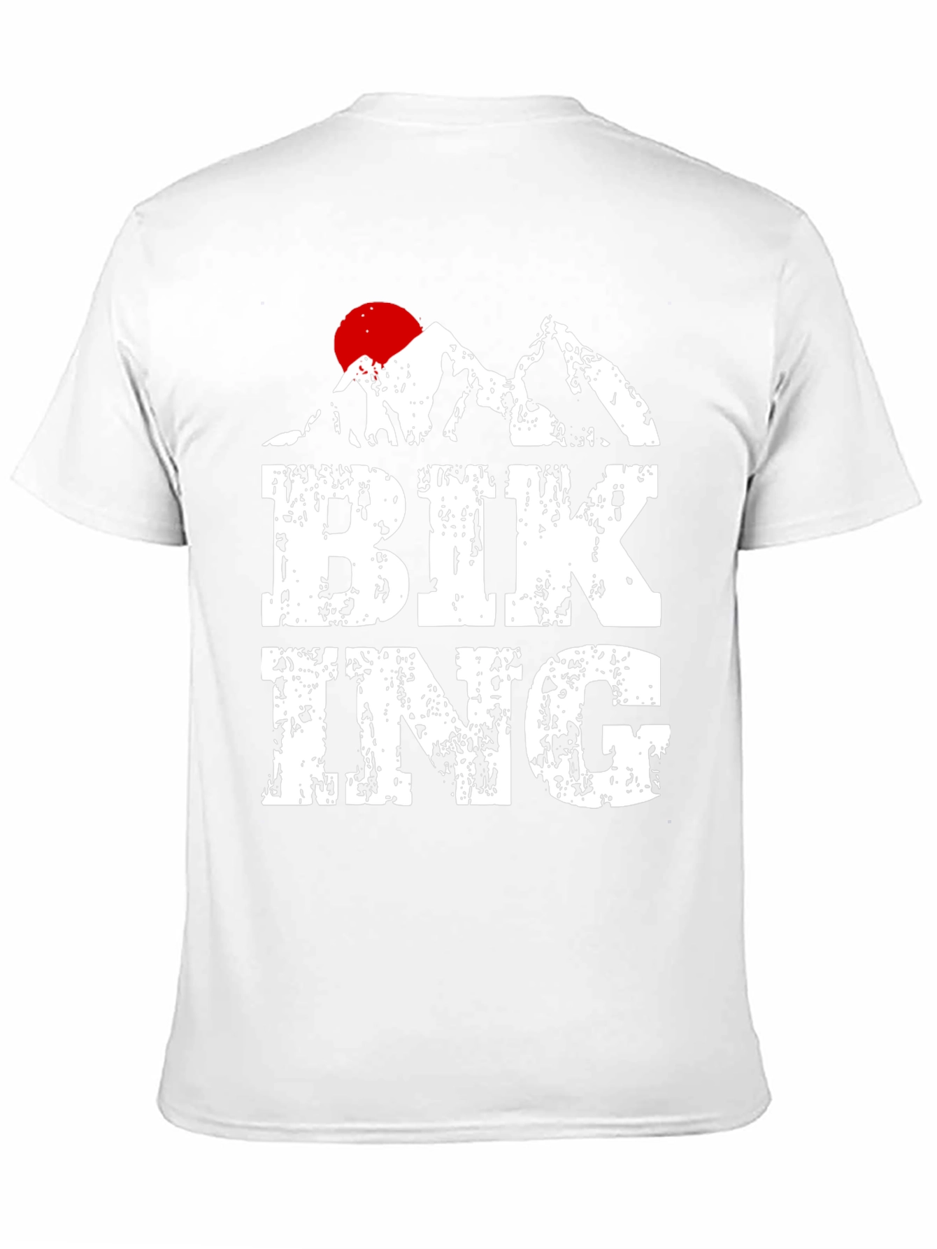 Biking Mountain Graphic T-Shirt