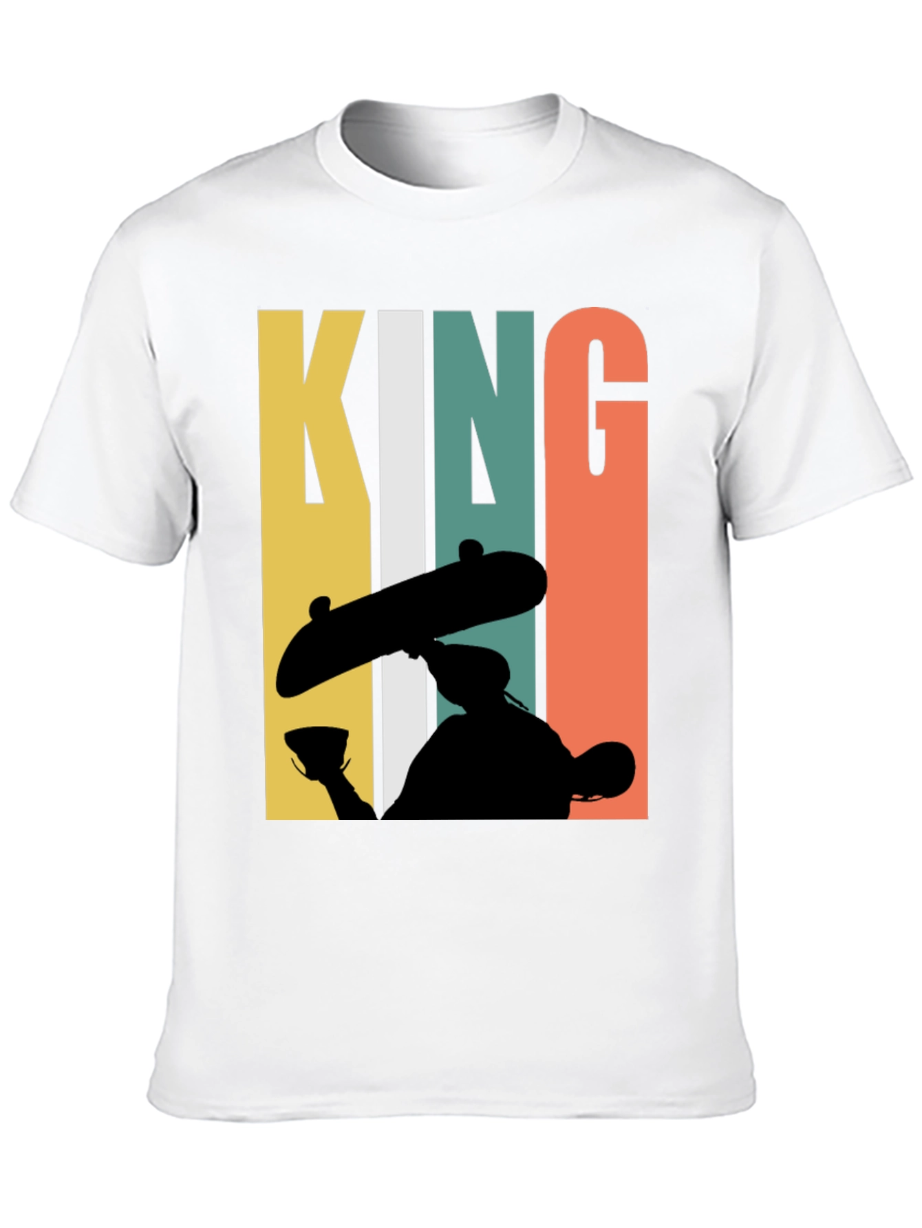 Skate King Graphic T-Shirt - Retro Style