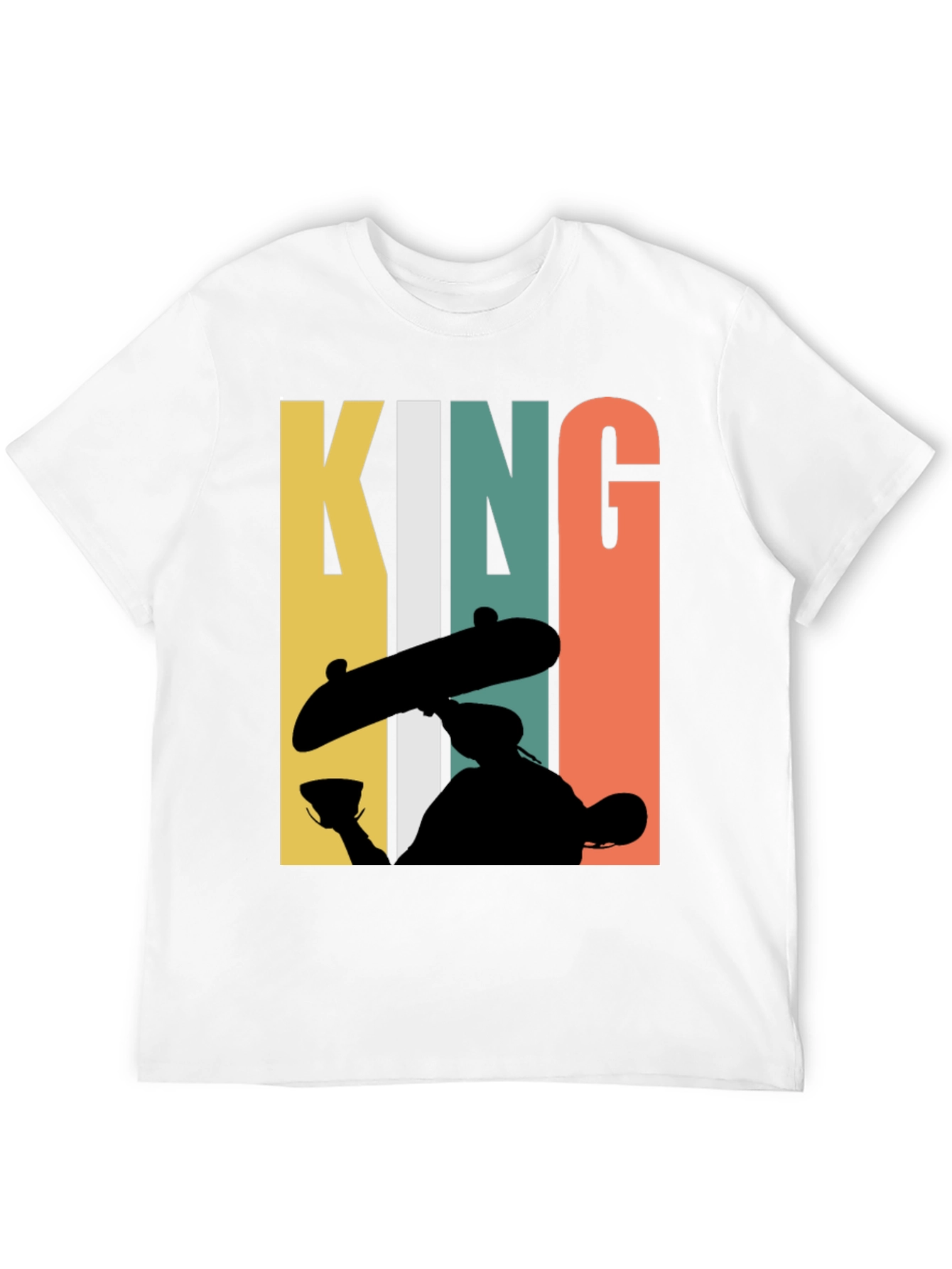 Skate King Graphic T-Shirt - Retro Style