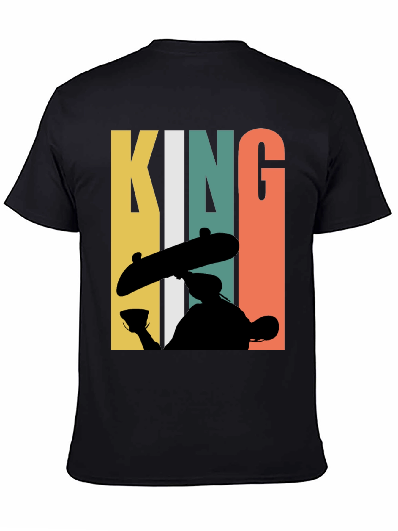 Skate King Graphic T-Shirt - Retro Style