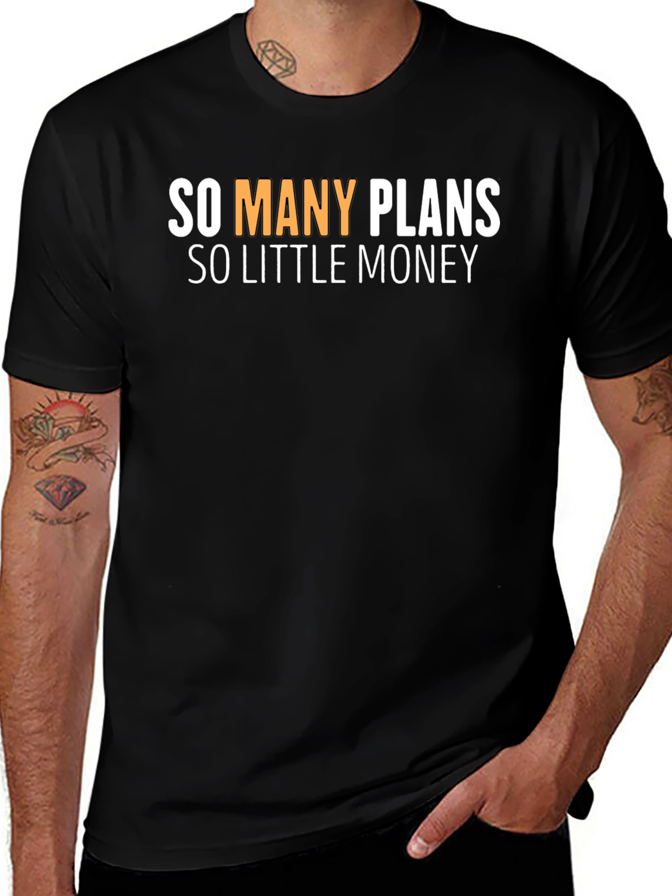 So Many Plans So Little Money Graphic Tee