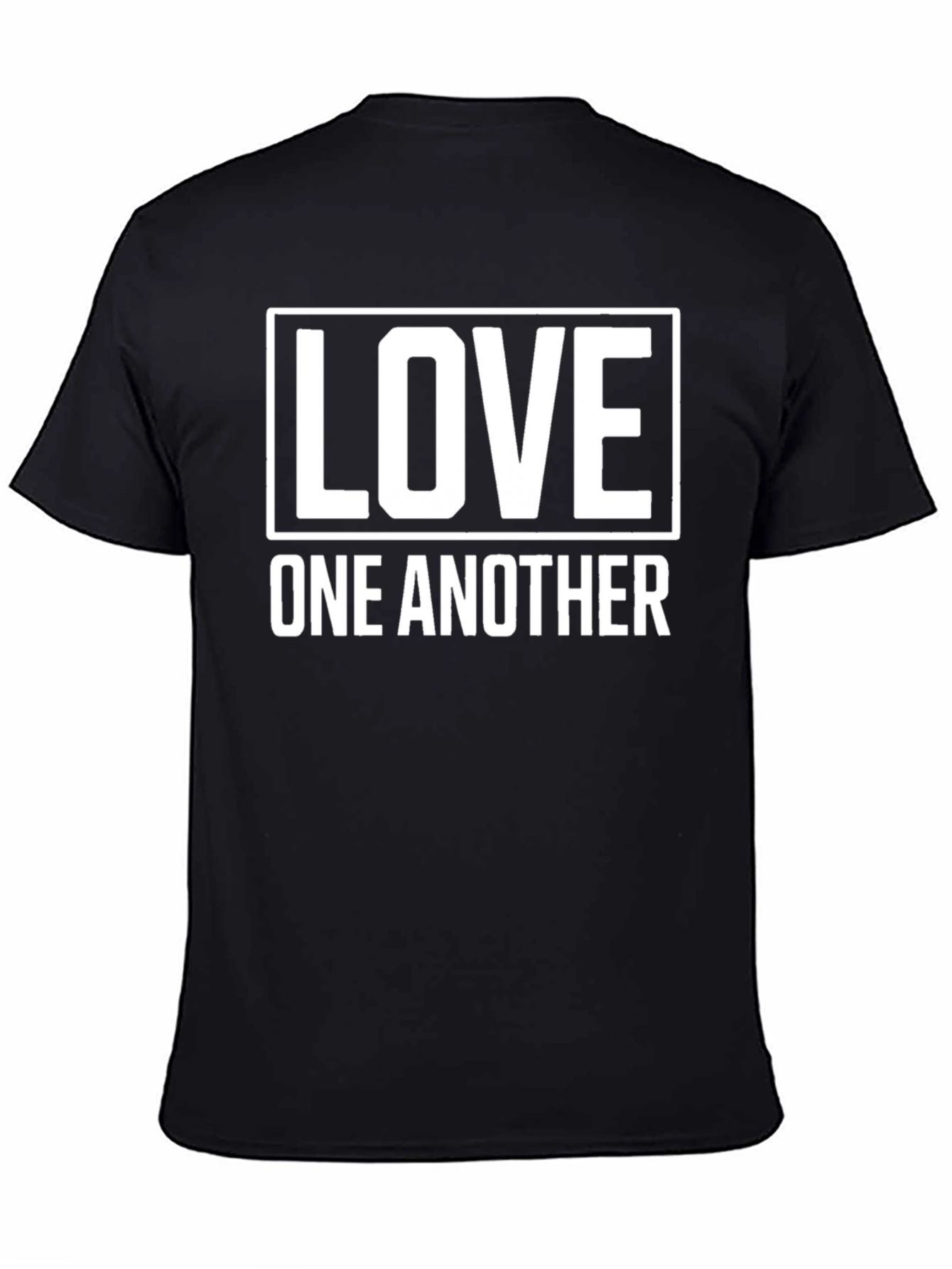 Love One Another Graphic Tee - Black