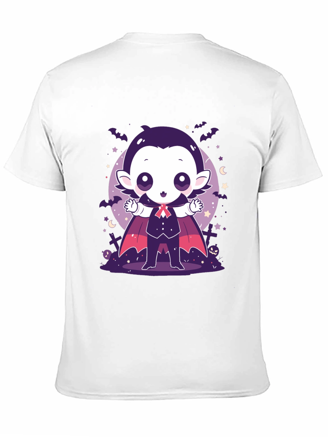 Cute Vampire Graphic Tee - Halloween T-Shirt