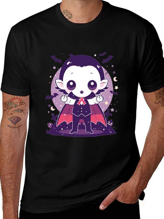 Cute Vampire Graphic Tee - Halloween T-Shirt