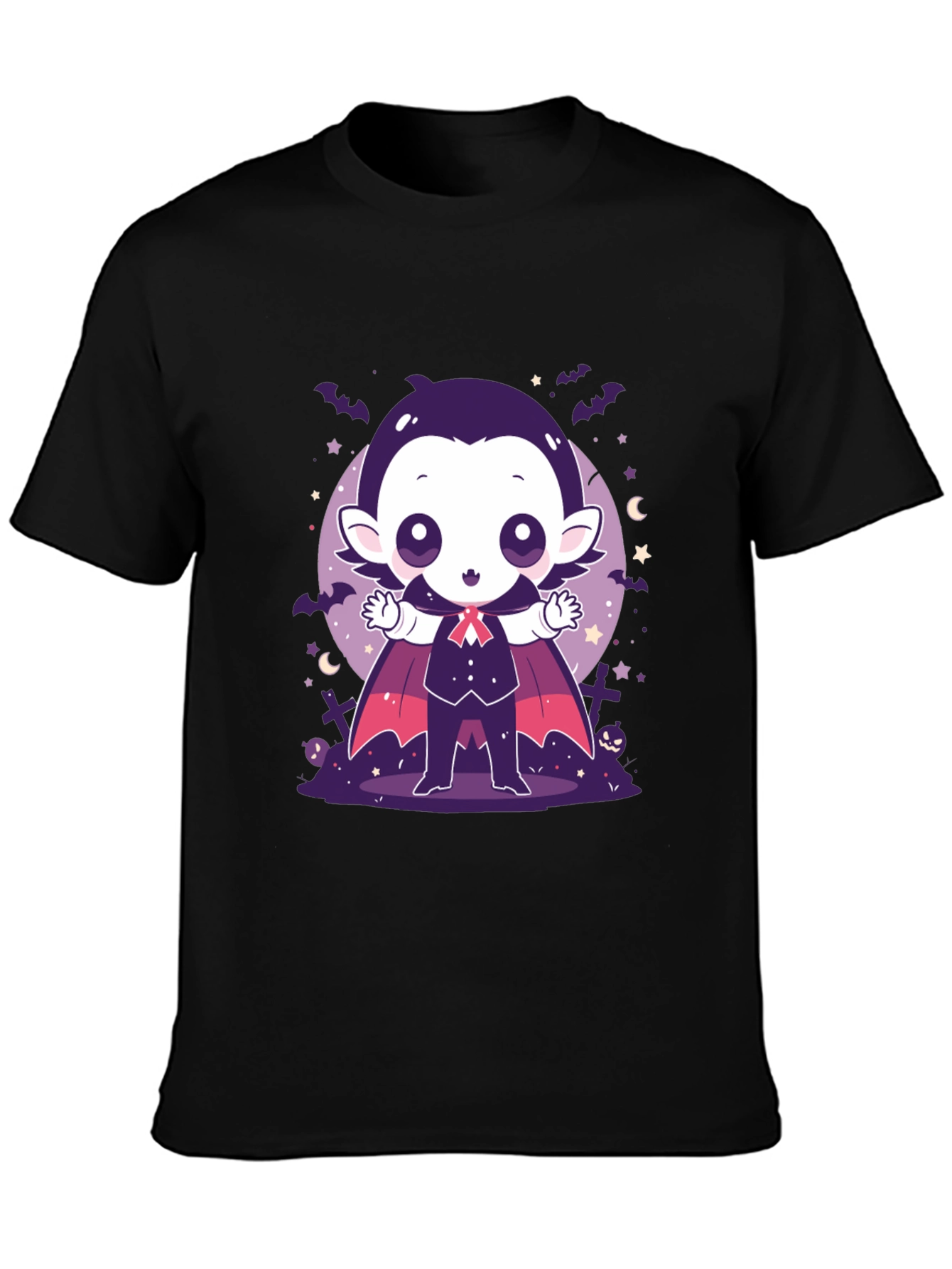Cute Vampire Graphic Tee - Halloween T-Shirt