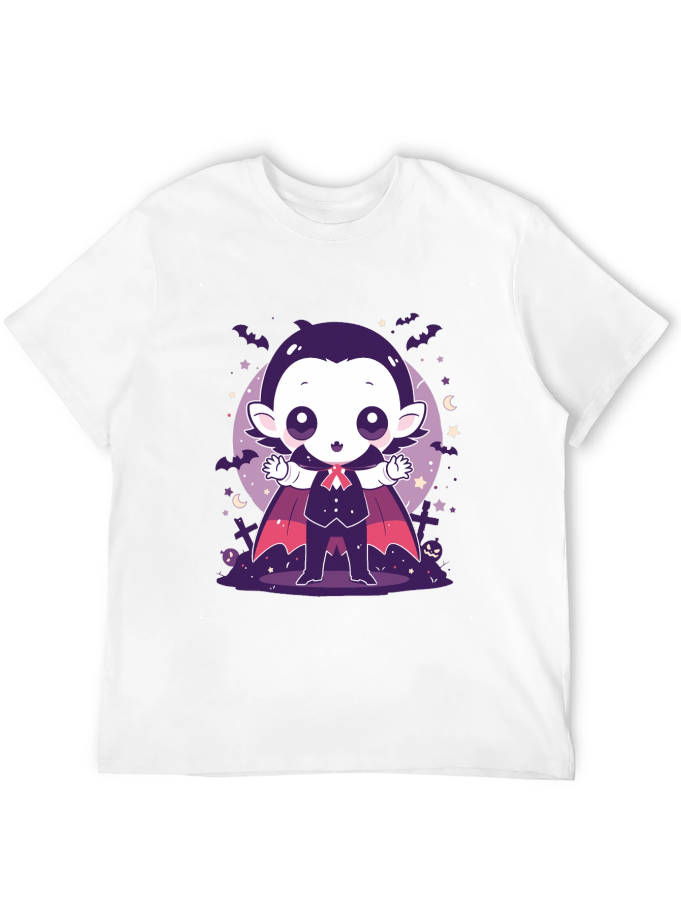 Cute Vampire Graphic Tee - Halloween T-Shirt