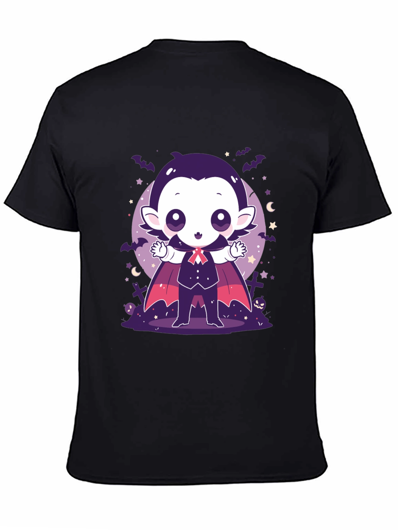 Cute Vampire Graphic Tee - Halloween T-Shirt