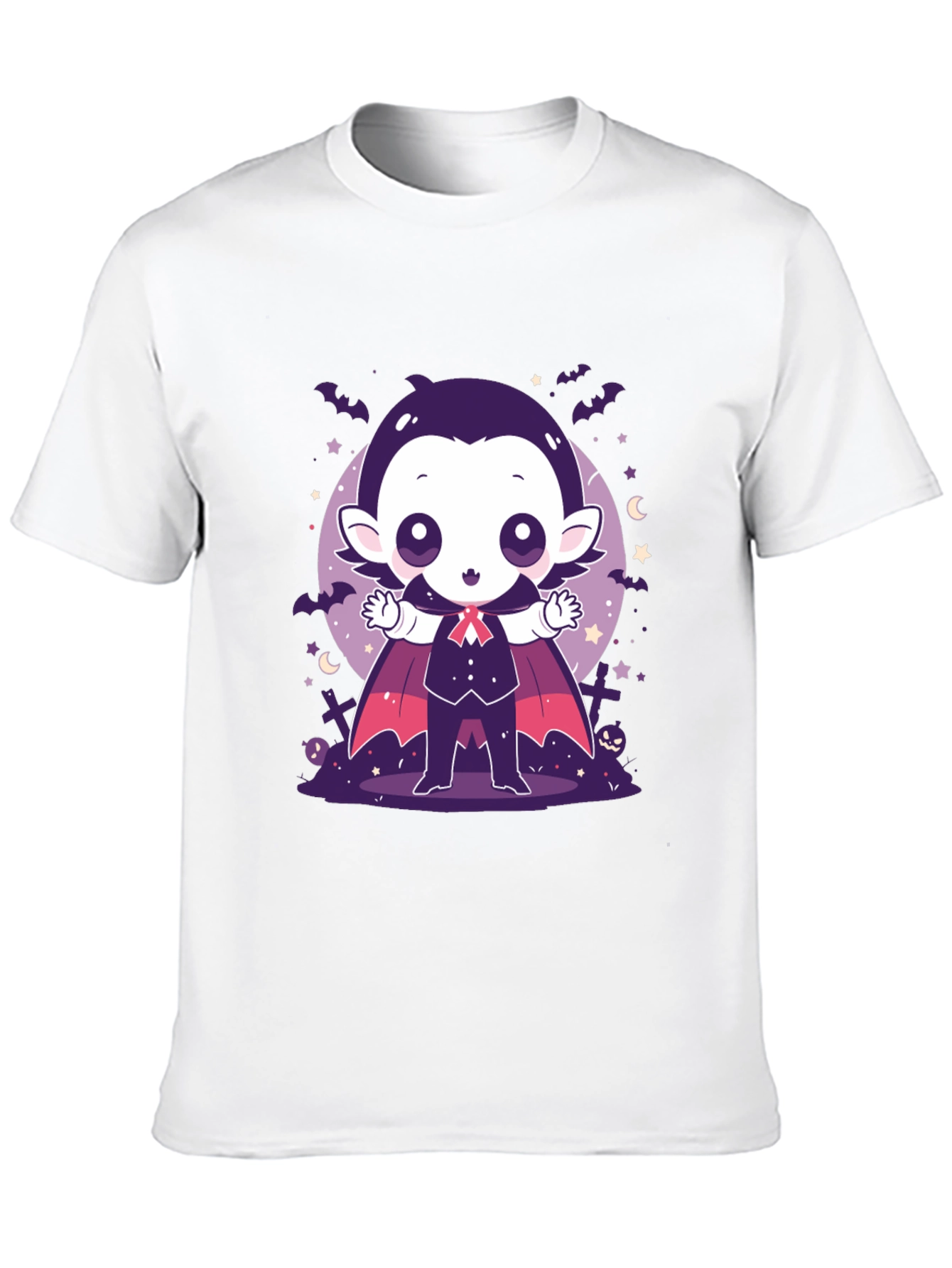 Cute Vampire Graphic Tee - Halloween T-Shirt