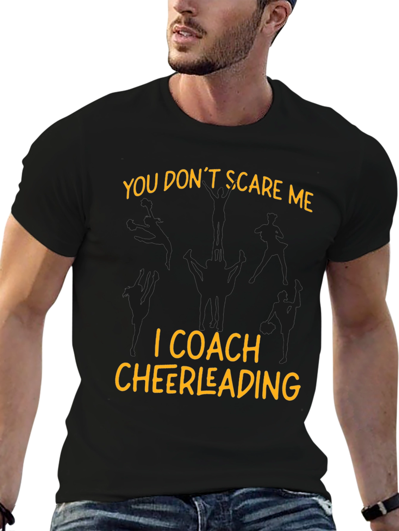 Cheerleading Coach Graphic Tee - Funny Slogan Shirt