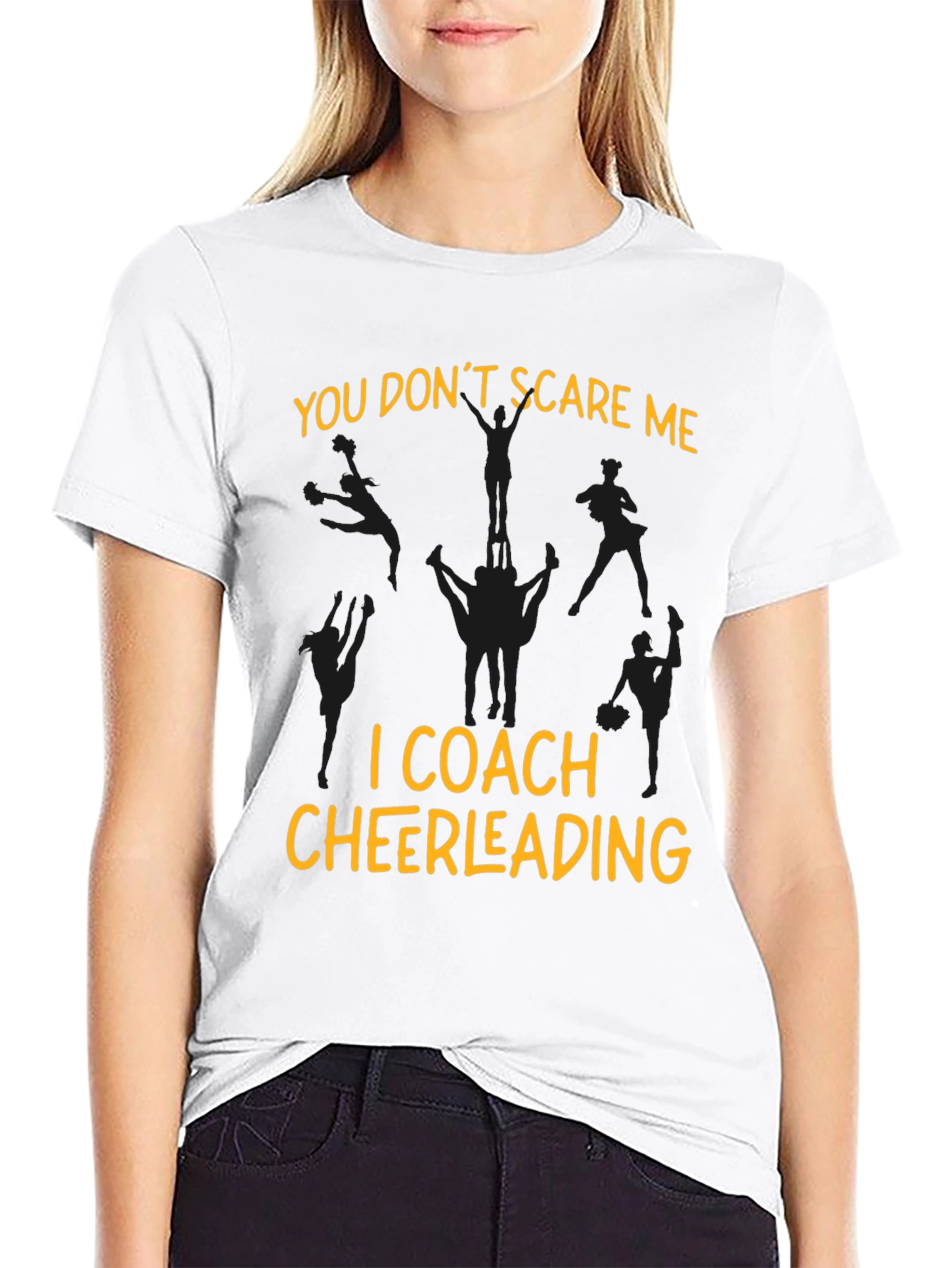 Cheerleading Coach Graphic Tee - Funny Slogan Shirt