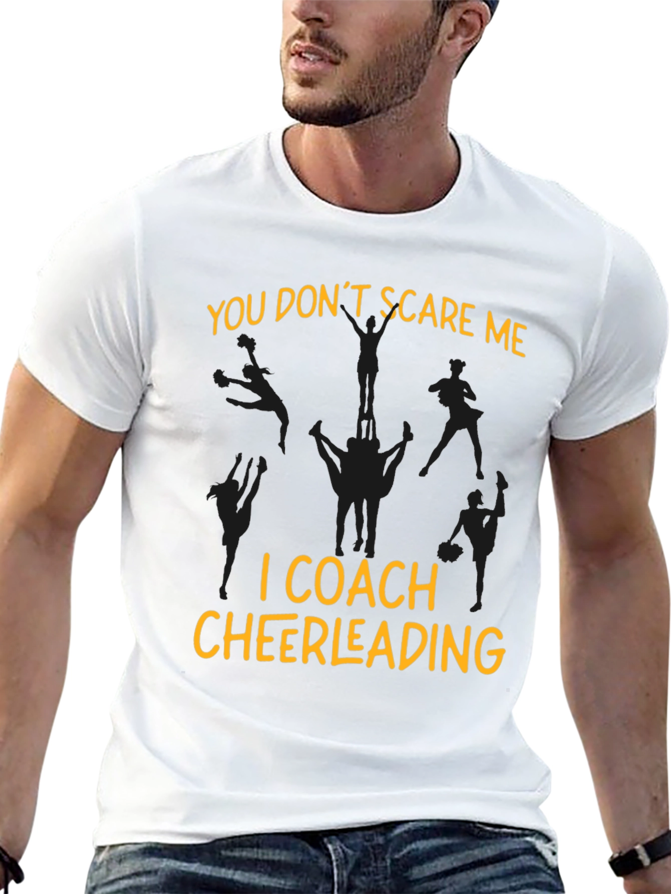 Cheerleading Coach Graphic Tee - Funny Slogan Shirt
