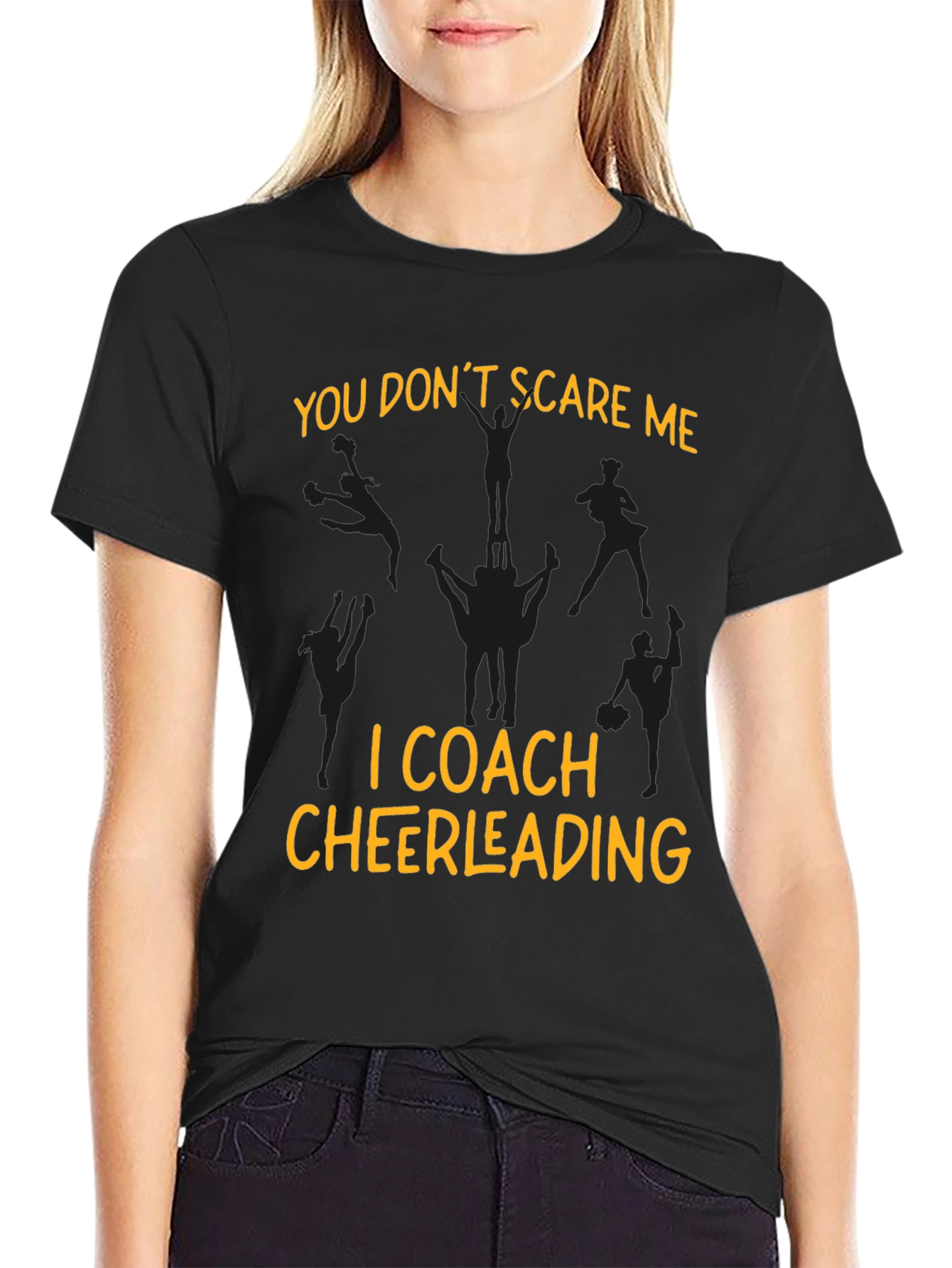 Cheerleading Coach Graphic Tee - Funny Slogan Shirt