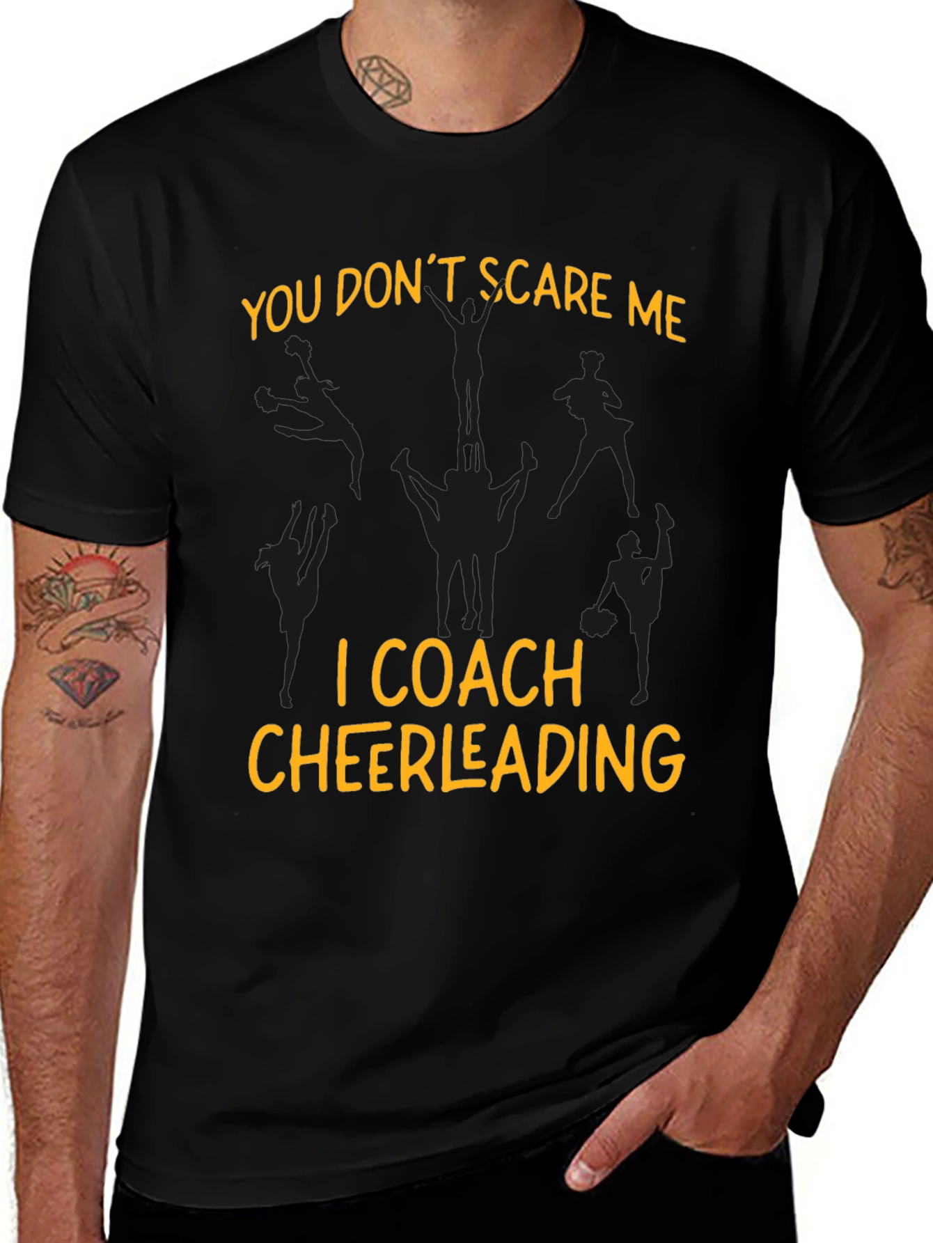 Cheerleading Coach Graphic Tee - Funny Slogan Shirt
