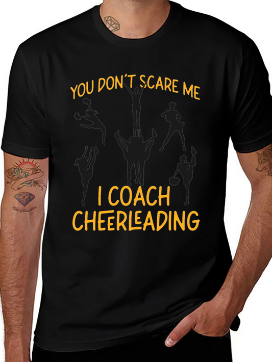 Cheerleading Coach Graphic Tee - Funny Slogan Shirt
