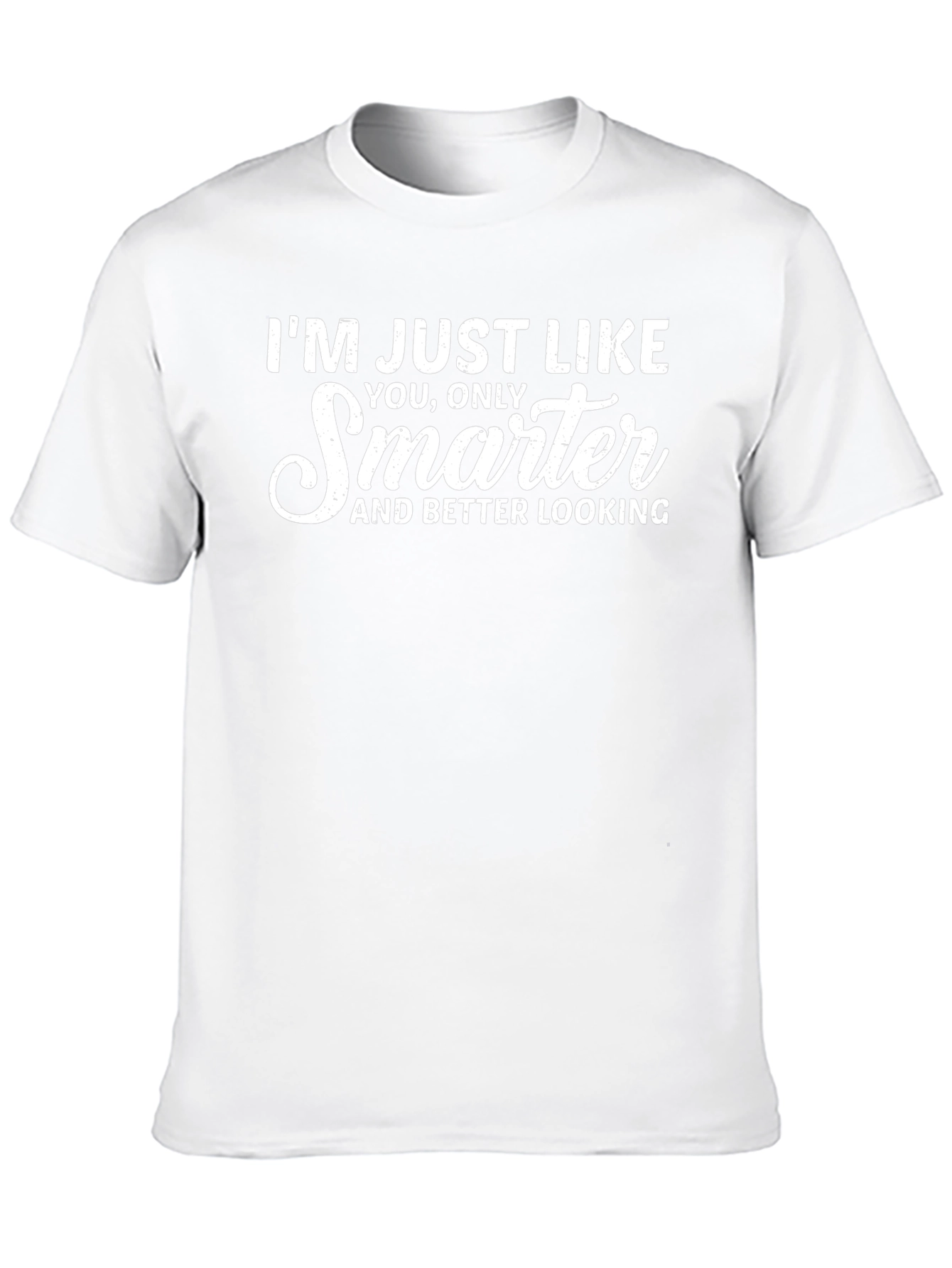 Funny Smarter T-Shirt - Mens Black Tee