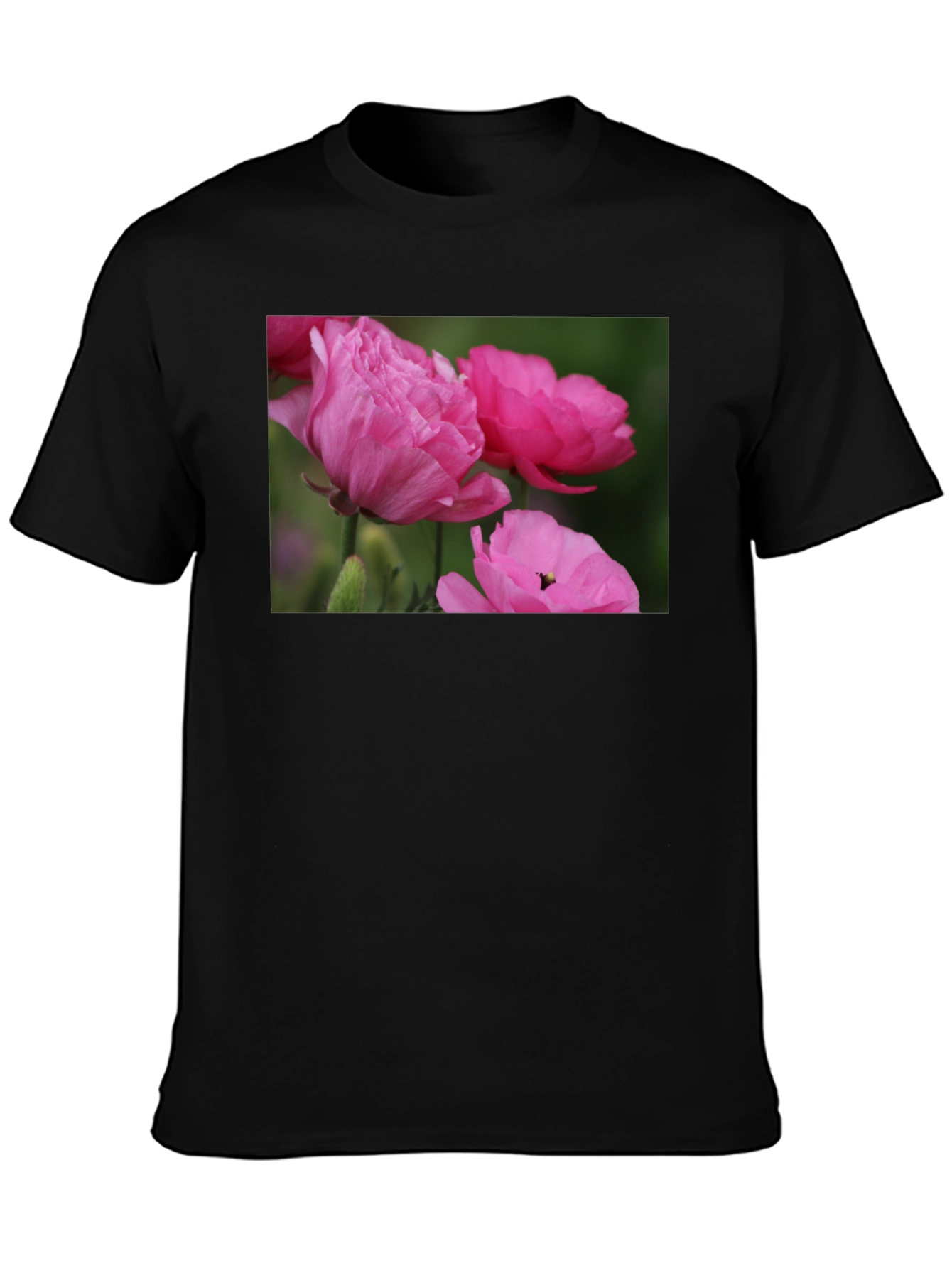 Pink Floral T-Shirt - Stylish Mens Tee