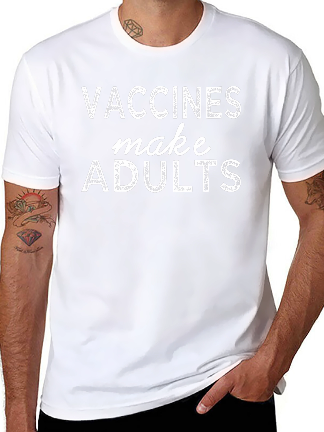 Vaccines Make Adults Graphic Tee