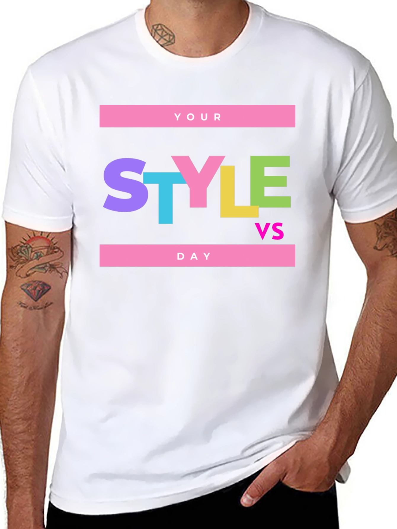 Your Style vs Day Graphic Tee