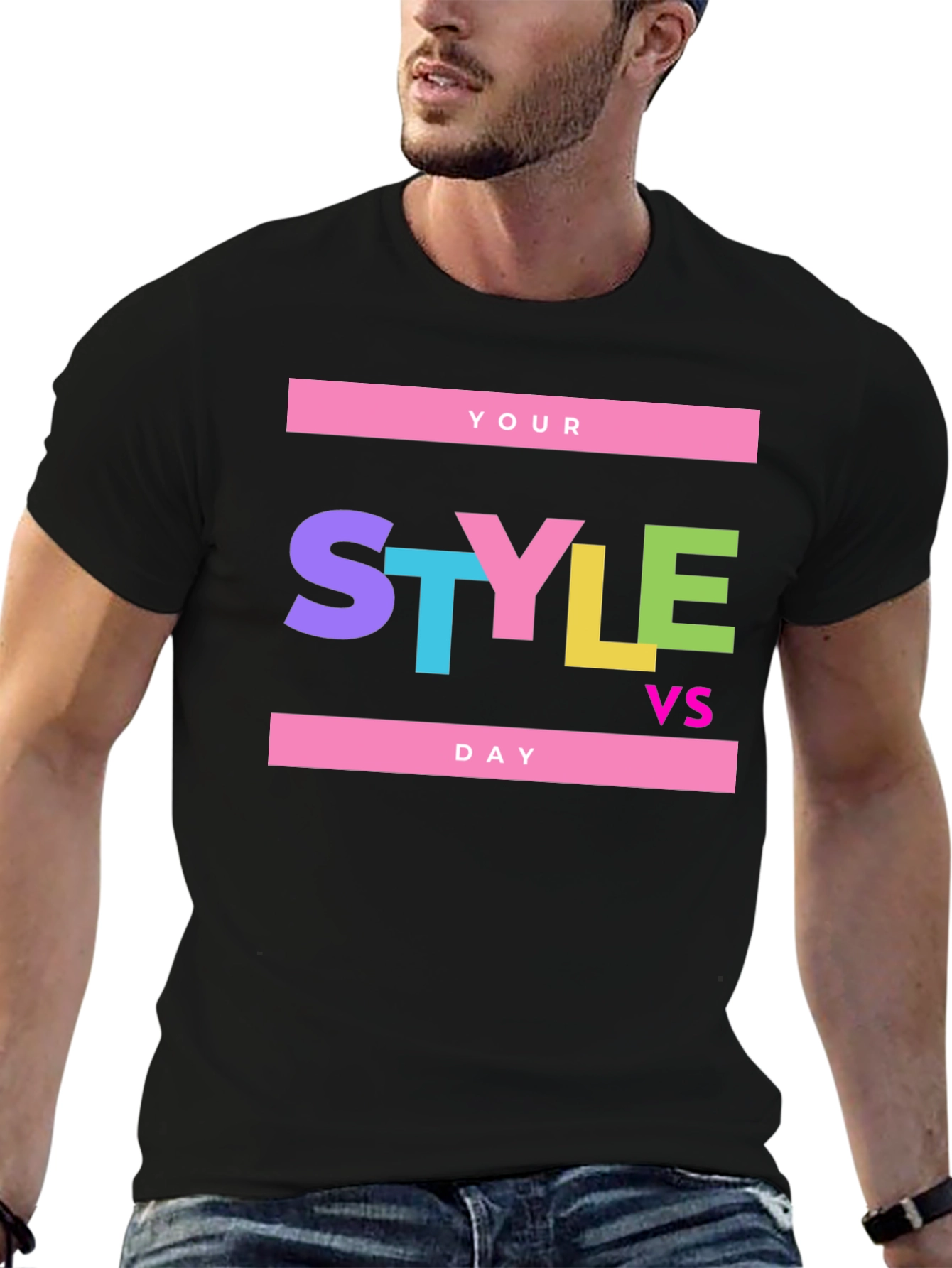 Your Style vs Day Graphic Tee