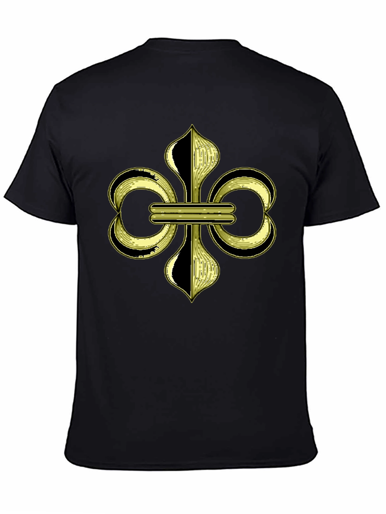 Fleur-de-lis Graphic Black T-Shirt