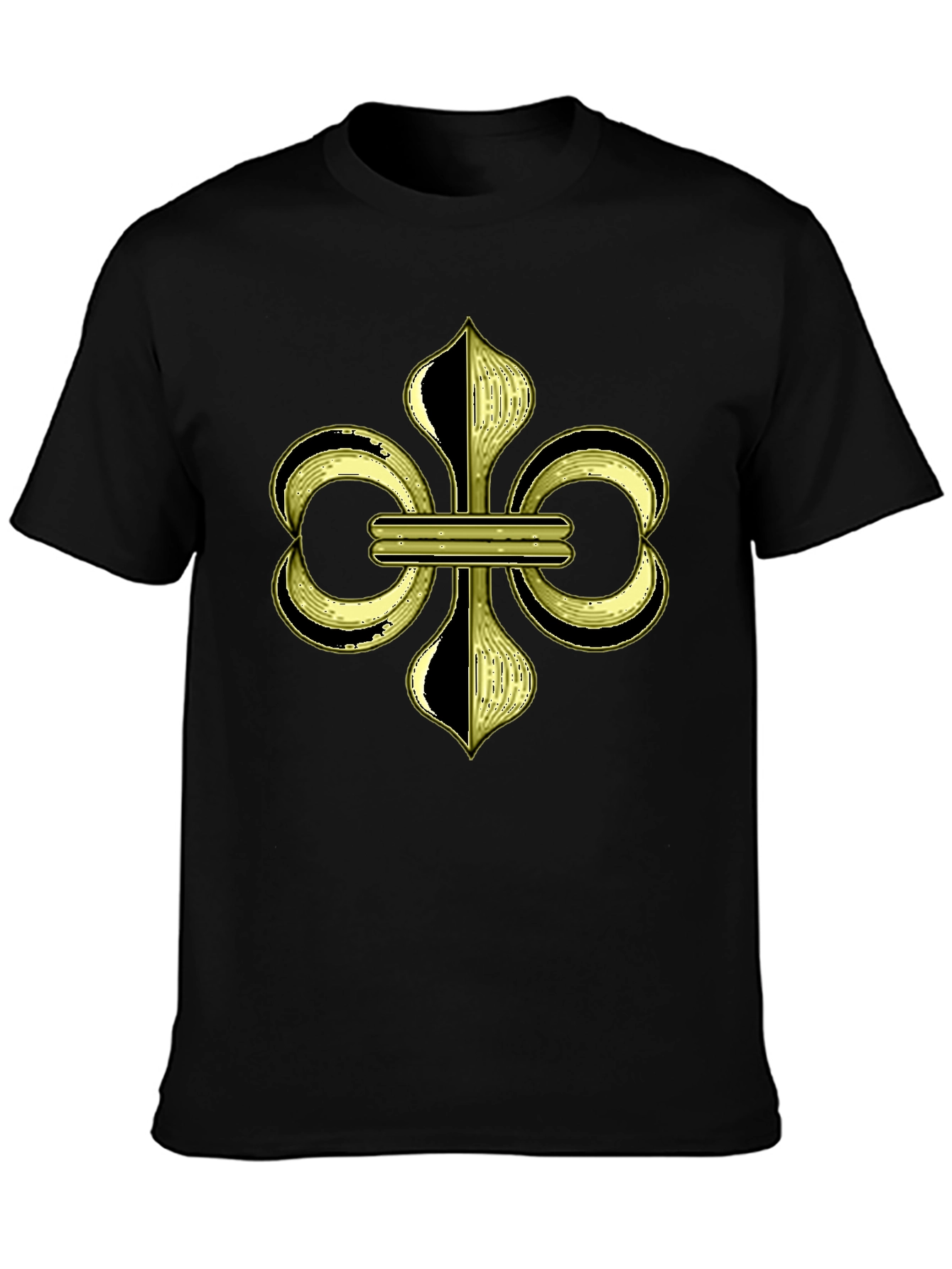 Fleur-de-lis Graphic Black T-Shirt