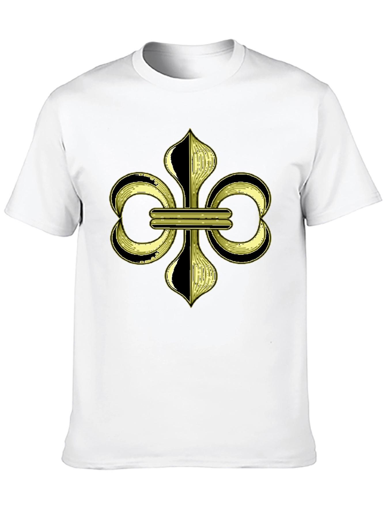 Fleur-de-lis Graphic Black T-Shirt