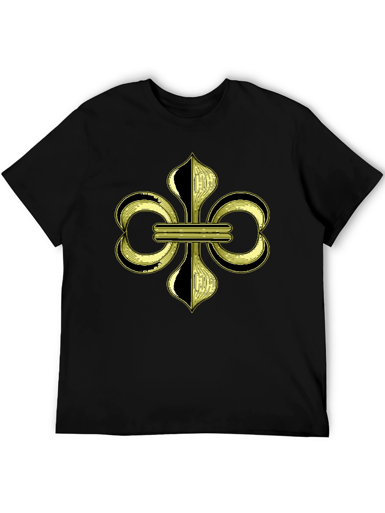 Fleur-de-lis Graphic Black T-Shirt