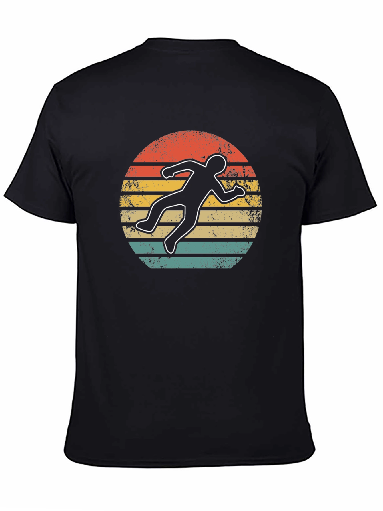 Retro Crime Scene Body Outline T-Shirt
